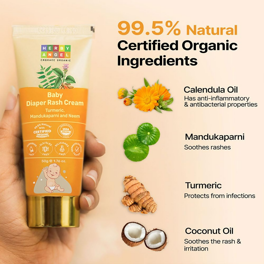 Herby Angel Baby Diaper Rash Cream | Grocsy