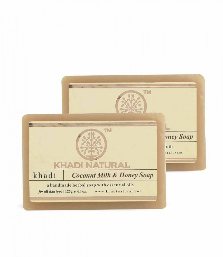 Khadi Natural Coconut Milk & Honey Soap | Grocsy