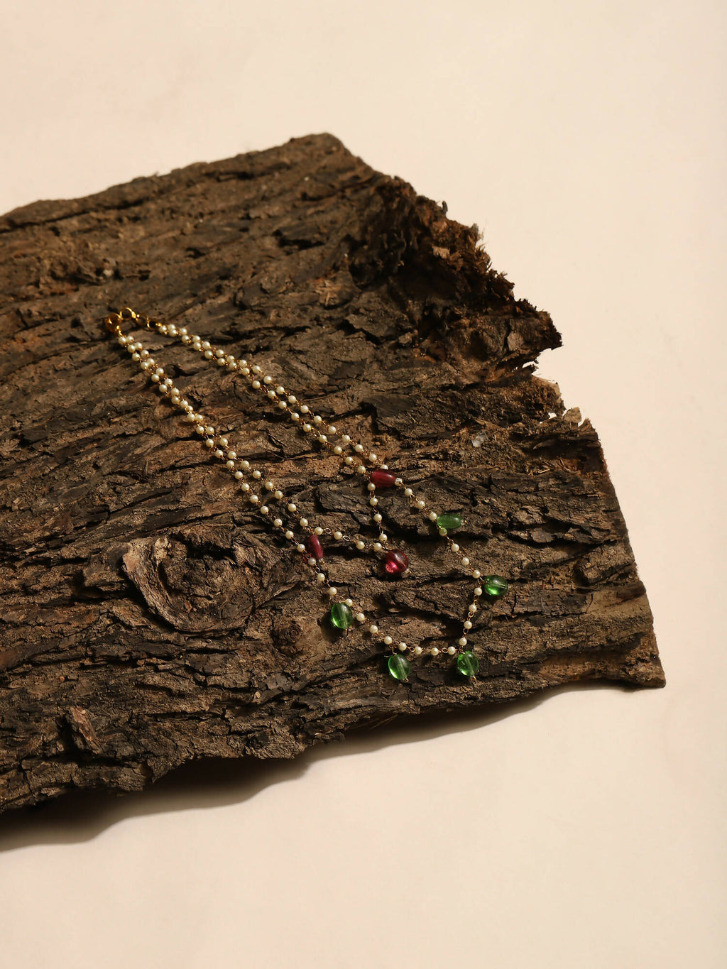 Women's Gold-Polished Necklace - Ruby Raang | Grocsy