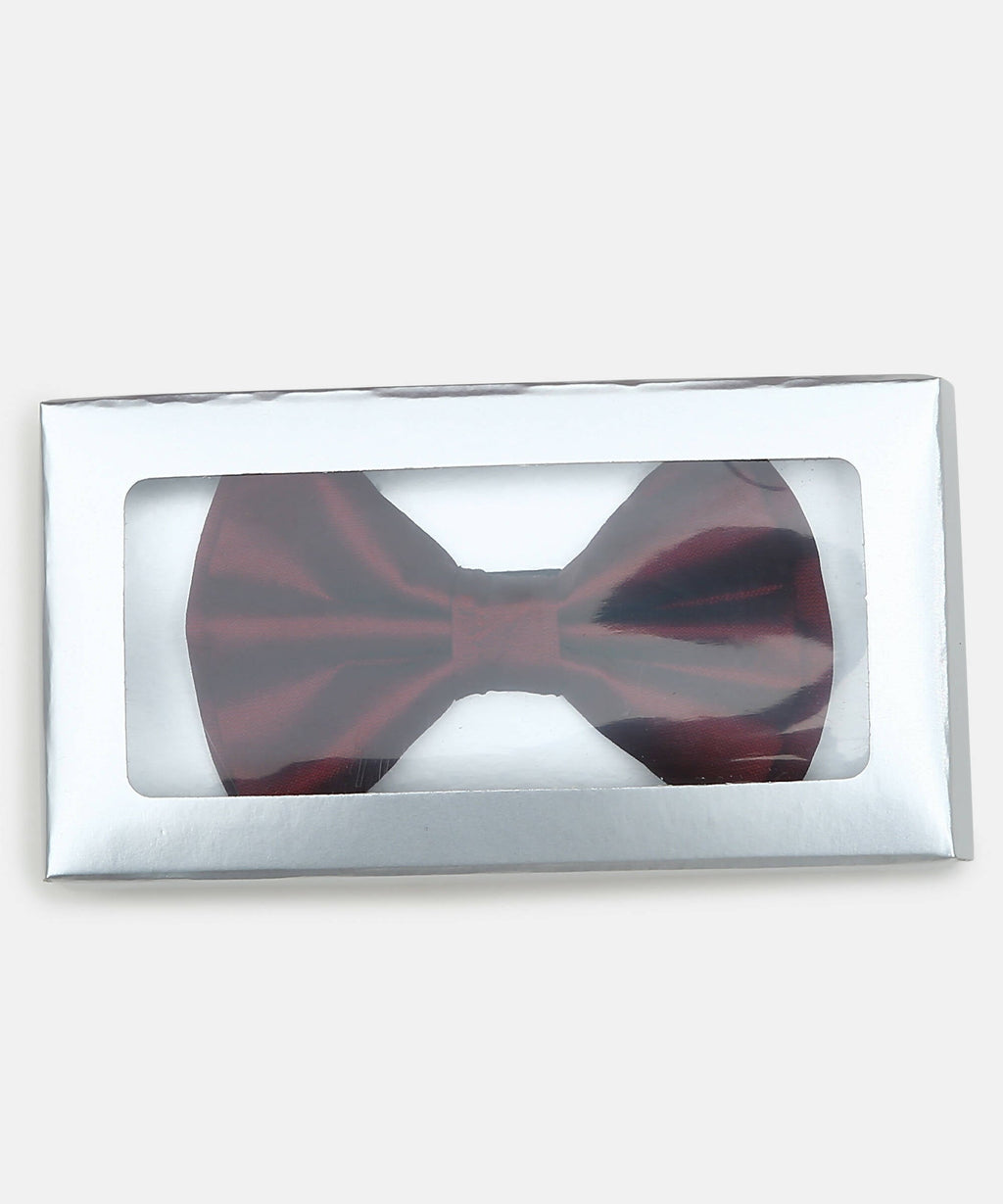 Manet Boys Solid Double Layer Bow - Maroon | Grocsy