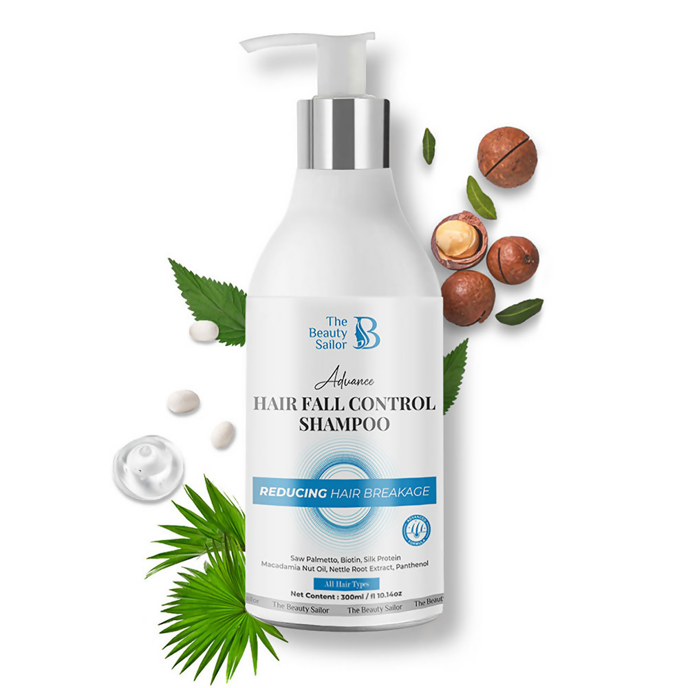 The Beauty Sailor Advance Hair Fall Control Shampoo With Silk Protein For Longer Stronger Hair | Grocsy