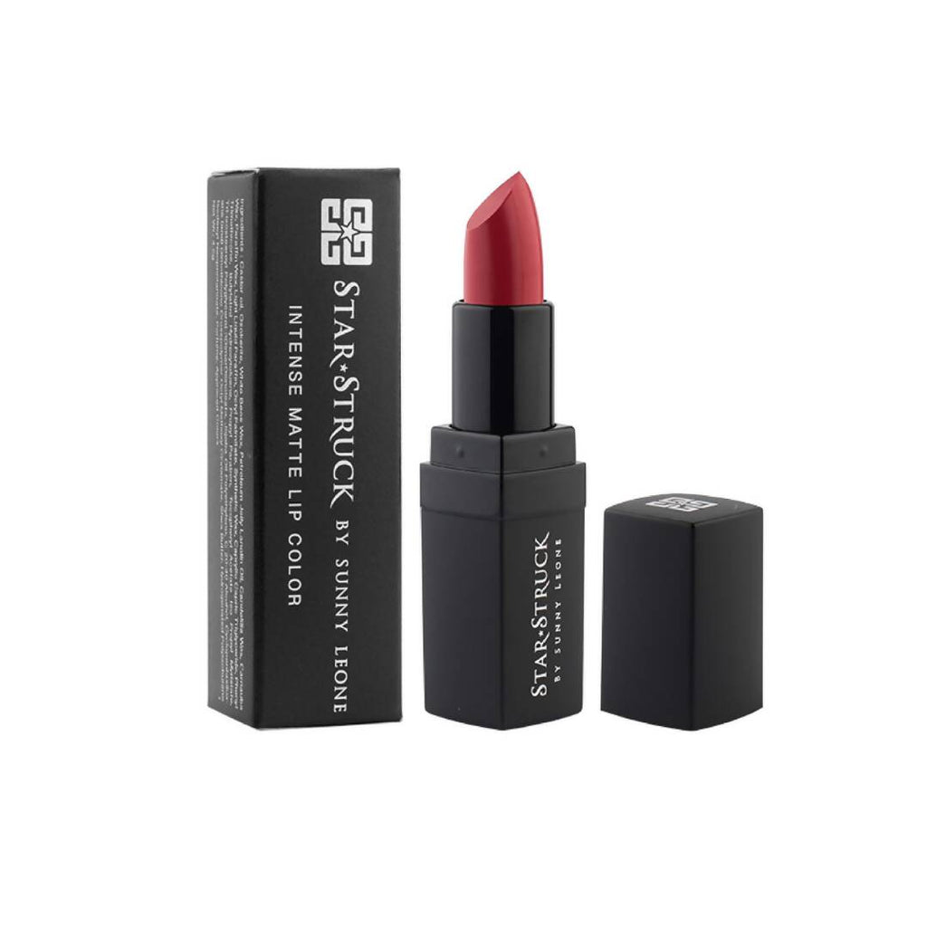 Star Struck By Sunny Leone Intense Matte Lip Color - Cherry Bomb | Grocsy