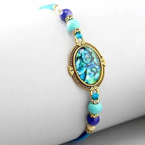 Striking Epoxy Rakhi & LuvIt Roasted Almonds Chocolate | Grocsy
