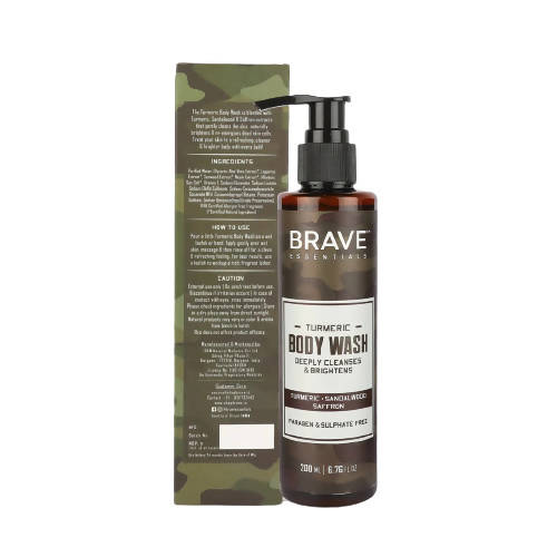 Brave Essentials Turmeric Body Wash | Grocsy