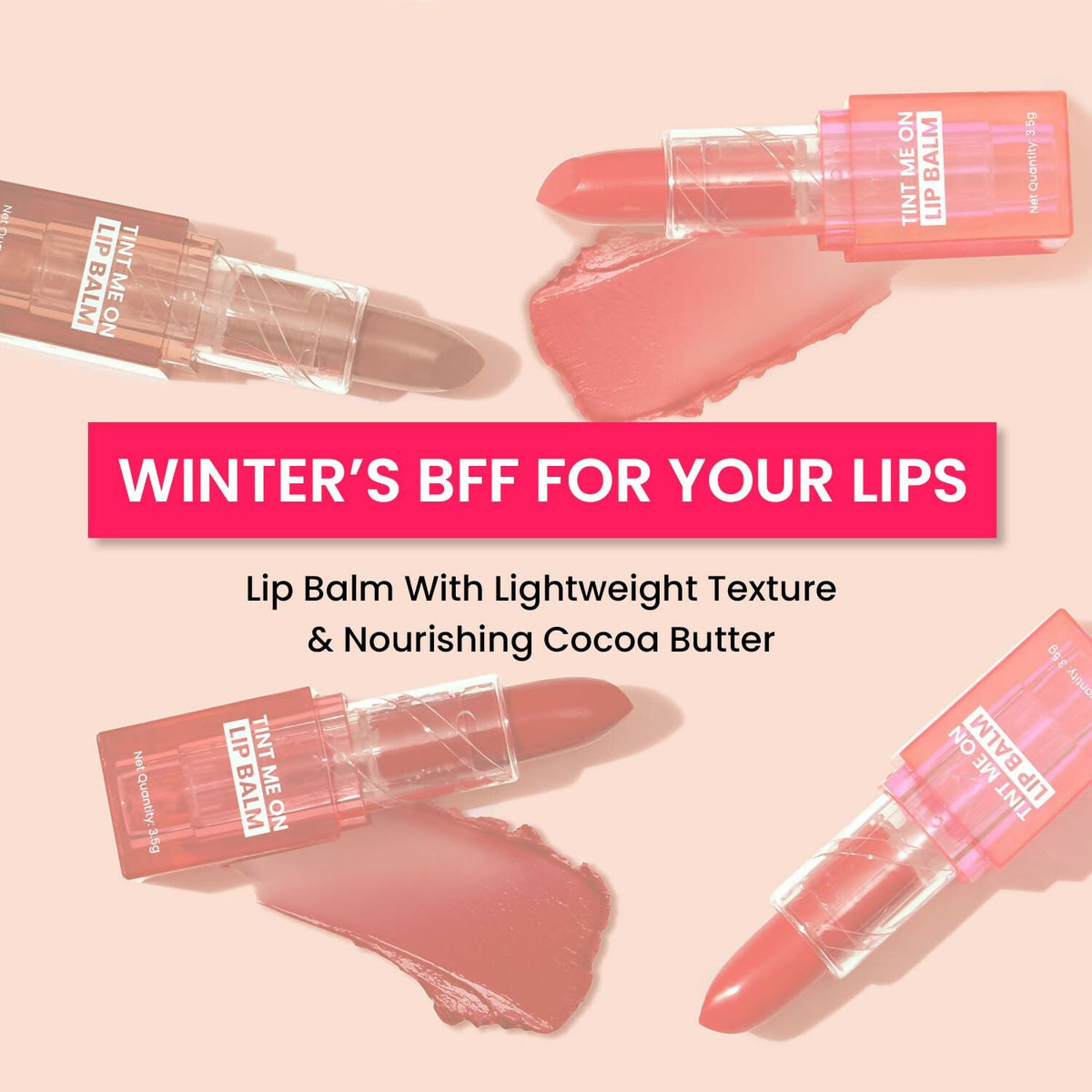 Swiss Beauty Tint Me On Lip Balm - Cupcake Pink | Grocsy