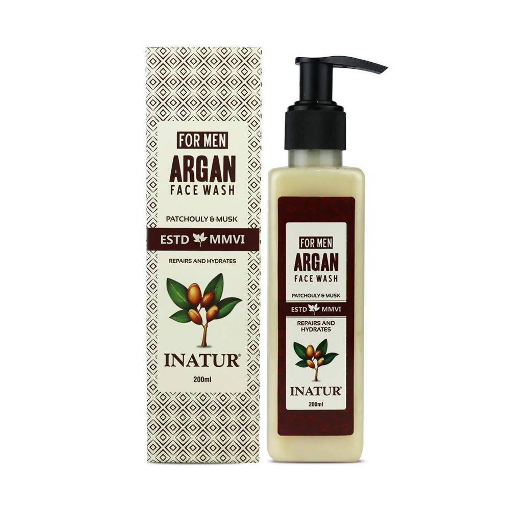 Inatur Argan Face Wash For Men | Grocsy