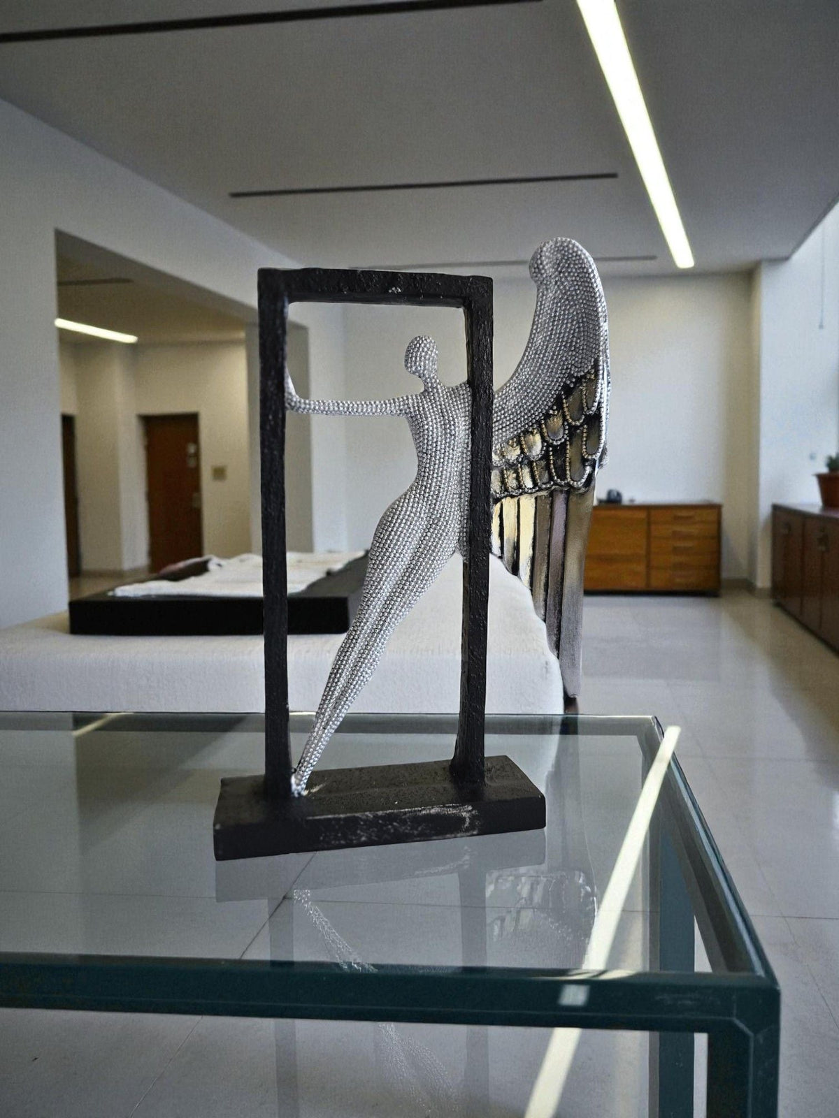 Sun Mun Decors Glittering Lady with 1 Wing | Grocsy