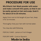 Etheric Herbal Hair Wash & Conditioner – Natural Hair Cleanser for Healthy Hair | Grocsy