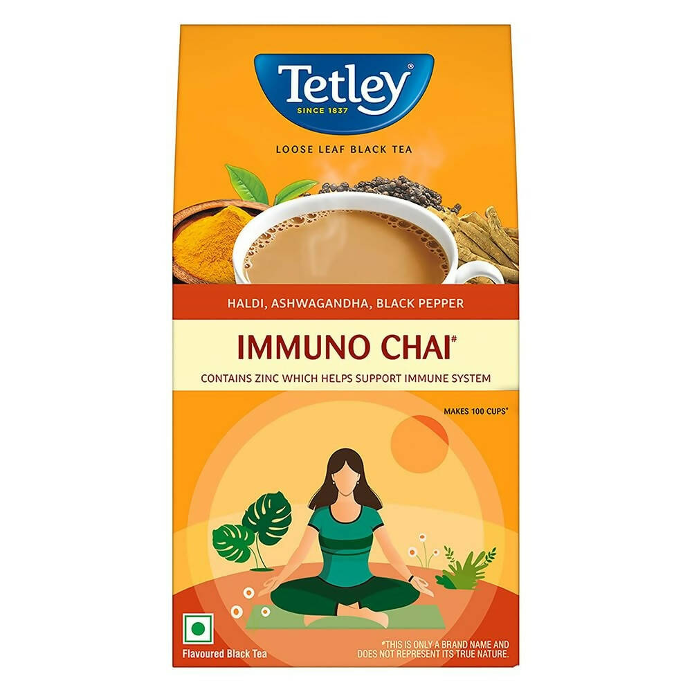 Tetley Immuno Chai Loose Leaf Flavoured Black Tea | Grocsy