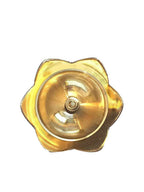 CraftVatika Gold-Toned Brass Handmade Diya | Grocsy