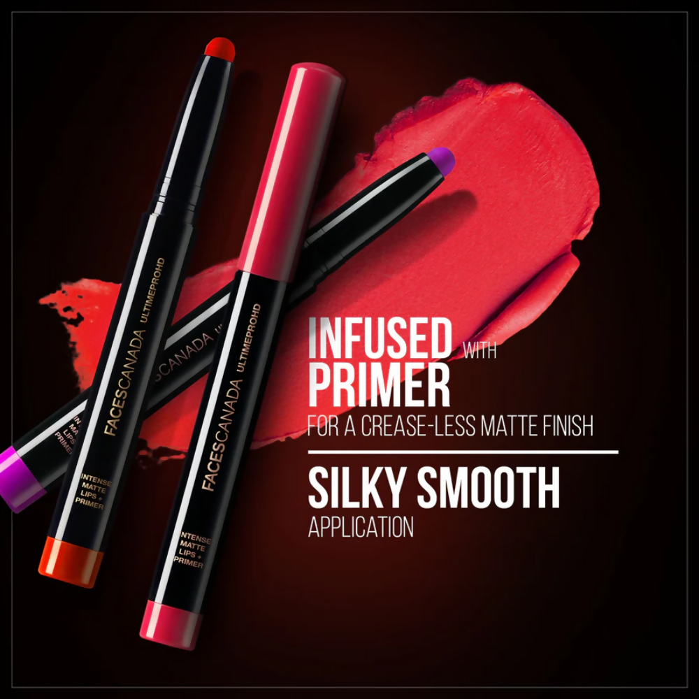 Faces Canada Ultime Pro HD Intense Matte Lips + Primer - Magnetic 02 | Grocsy