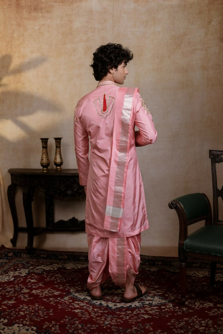 Kanjivaram Pattu Pink Srinivasa Kanjivaram By Hilo Design | Grocsy
