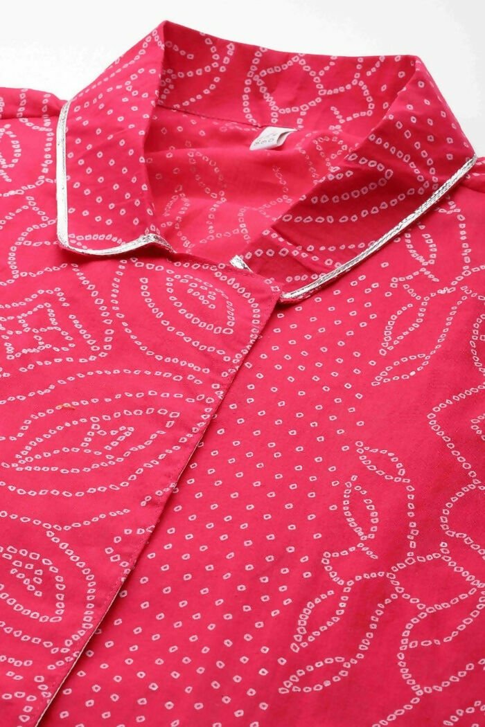 Ahalyaa Women's Traditional Wear Co-ods - Pink | Grocsy