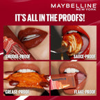 Maybelline New York Super Stay Vinyl Ink Liquid Lipstick, Instant Shine Lasts Up To 16H - Pomodoro Sauce | Grocsy