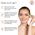 Ivory Natural Eyebrow Growth Serum - Lush Eyebrows For Both Men & Women | Grocsy