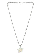 Women's Silver-Toned Blue Silver-Plated Handcrafted Chain - Ruby Raang | Grocsy