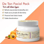 NutriGlow De Tan Facial Pack | Grocsy