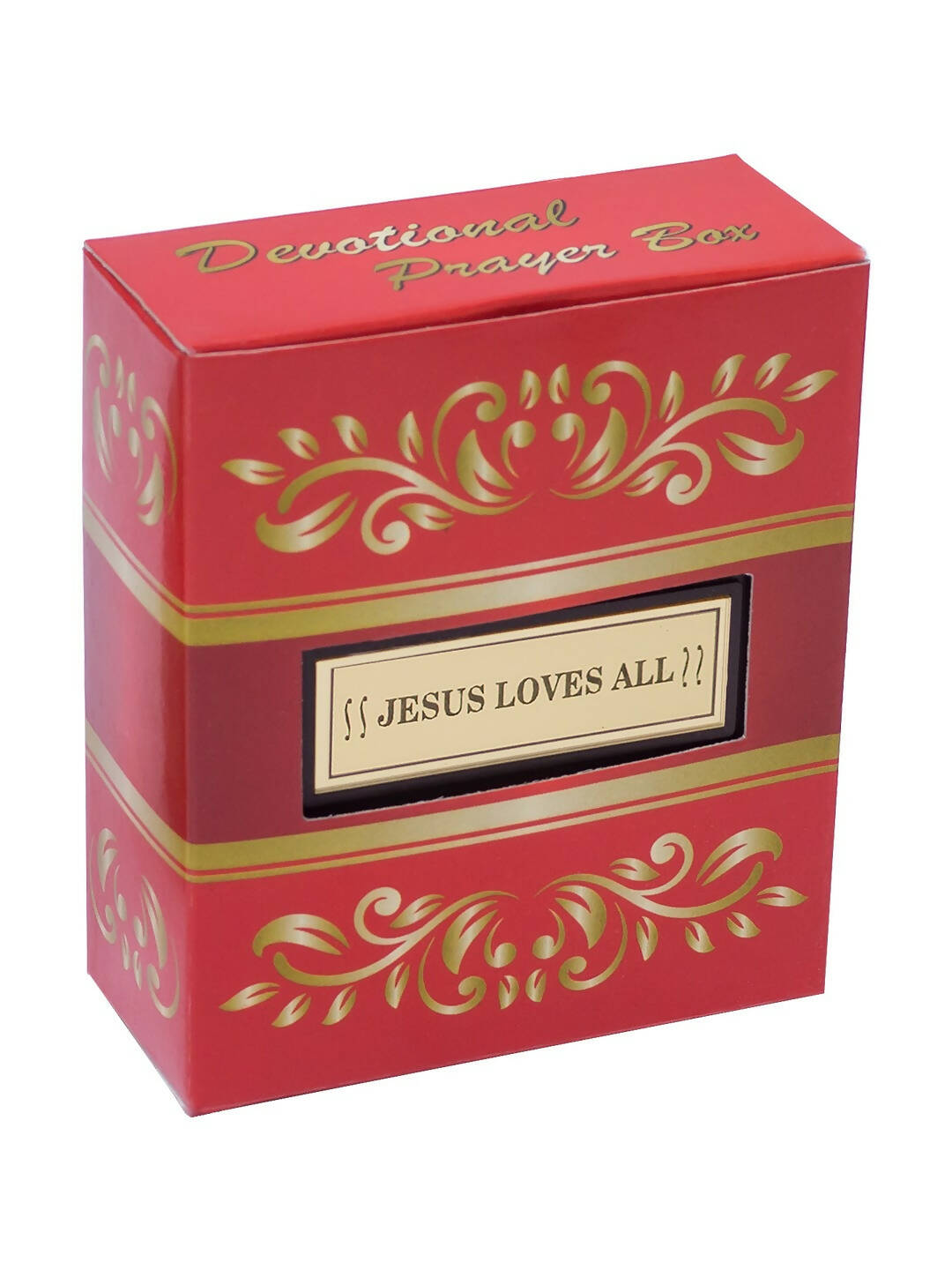 Golden Peacock Brown & Red 24 Ct Gold Foil Lord Jesus Christ | Grocsy