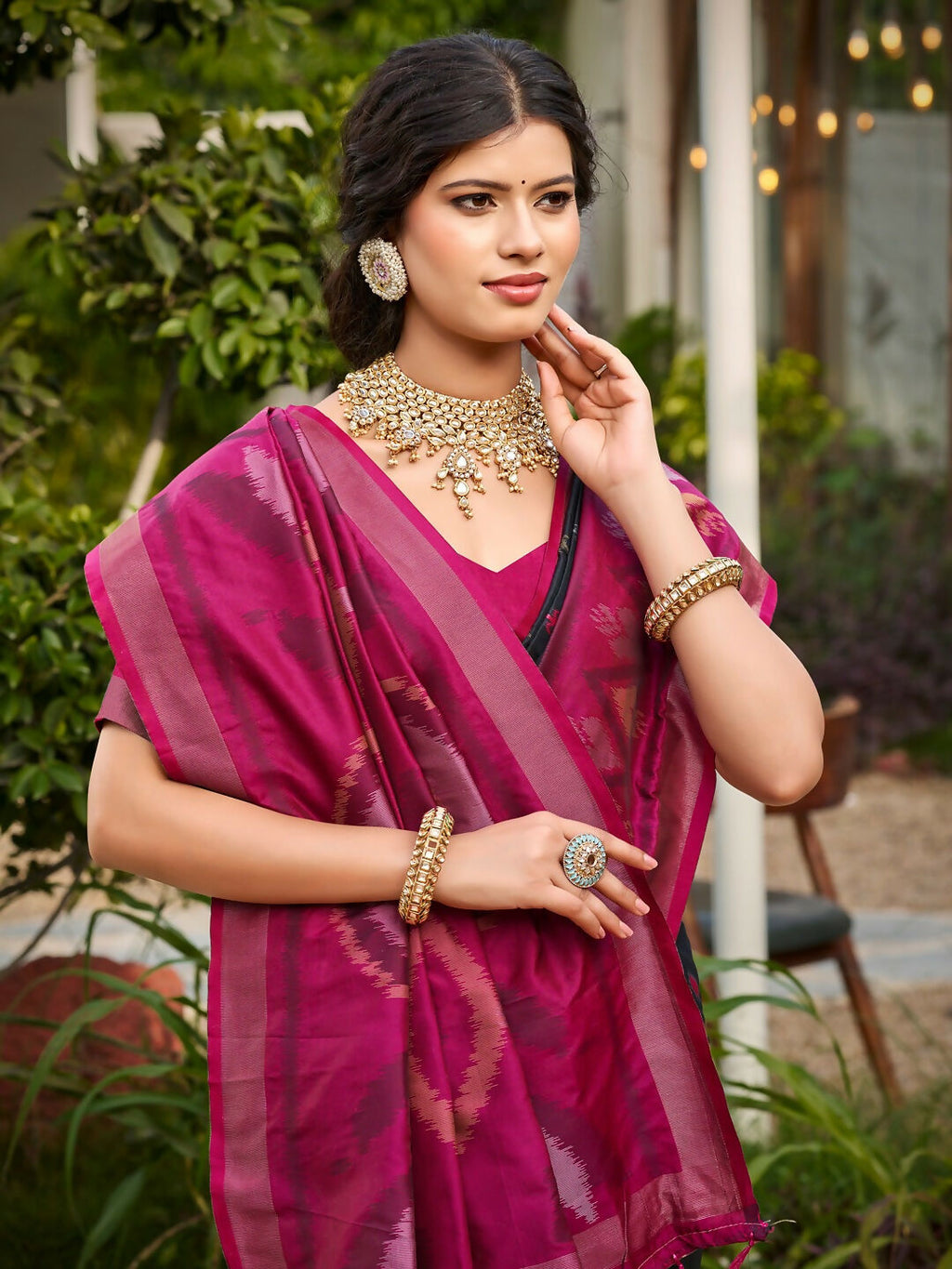 Shree Shyam Fashion Blue Soft Silk Saree | Grocsy