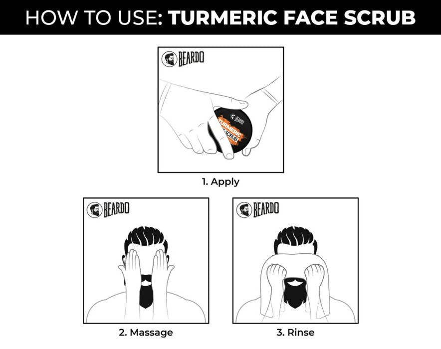 Beardo Turmeric Face Scrub | Grocsy