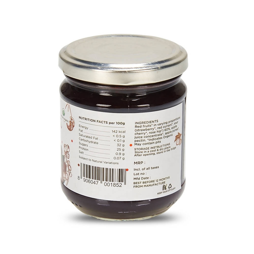Pure & Sure Organic Red Fruits Jam | Grocsy