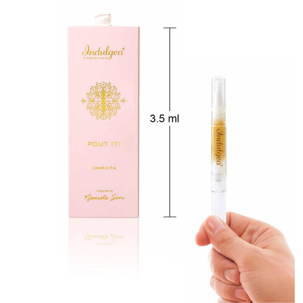 Indulgeo Essentials Pout It – Lip Plumping Oil | Grocsy