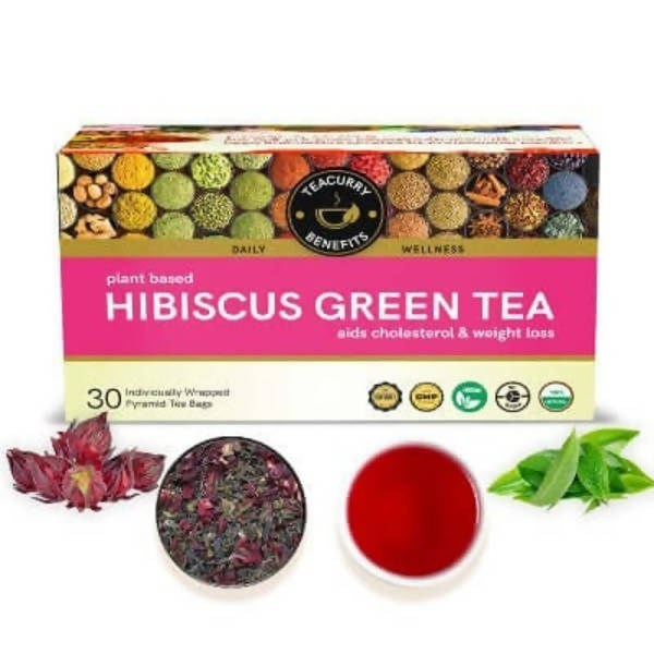 Teacurry Hibiscus Green Tea | Grocsy