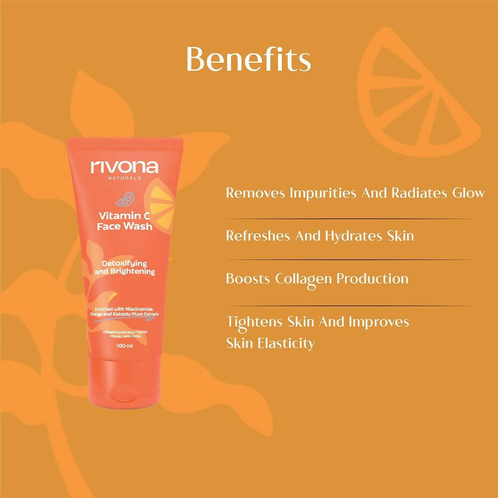 Rivona Naturals Vitamin C Facewash | Grocsy