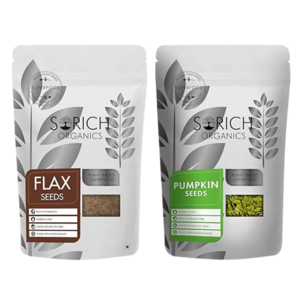 Sorich Organics Flax Seeds and Pumpkin Seeds | Grocsy
