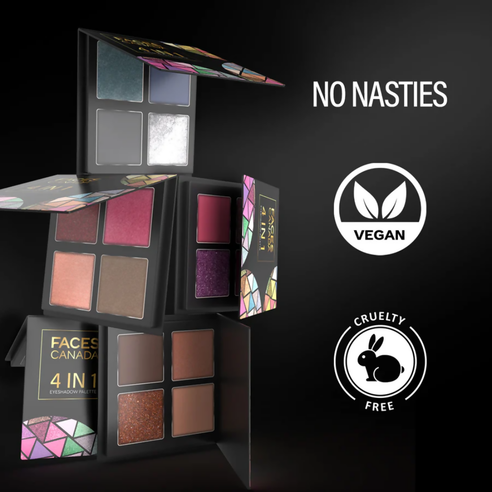 Faces Canada 4 in 1 Eyeshadow Palette - Moody Moon 06 | Grocsy