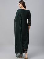Cheera Printed Kurta Palazzo With Dupatta Set (CH117KPD) | Grocsy