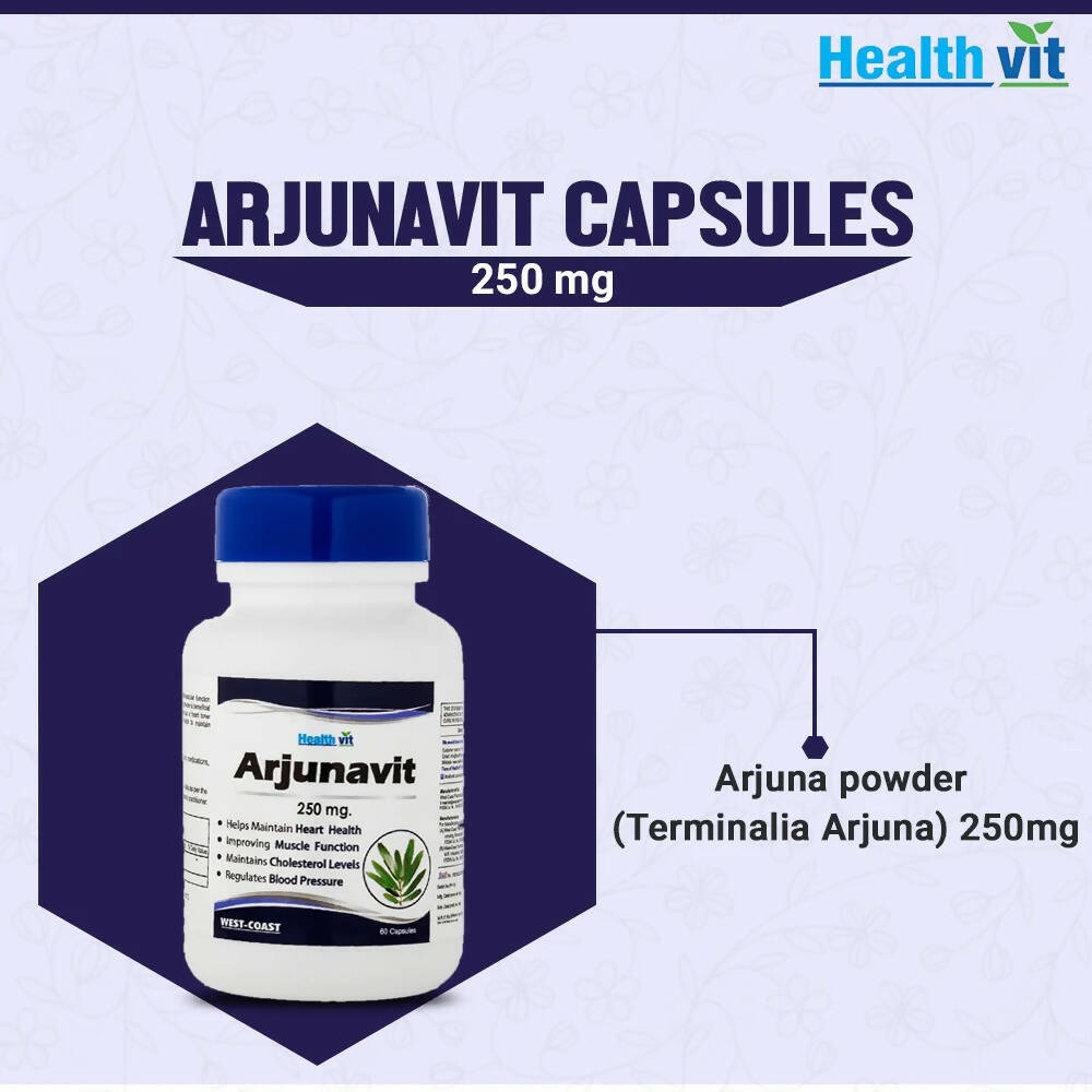 Healthvit Arjunavit Capsules | Grocsy