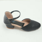 Tiny Bugs Girls Party Wear Ballerinas Heels - Black | Grocsy