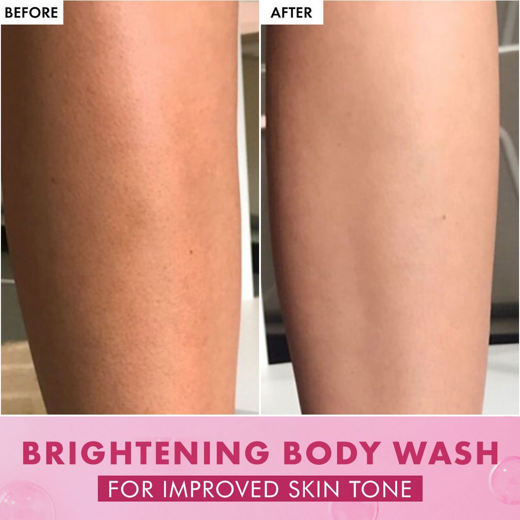 mcaffeine Brightening Raspberry Rush Body Wash For Brighter Glowing Skin | Grocsy