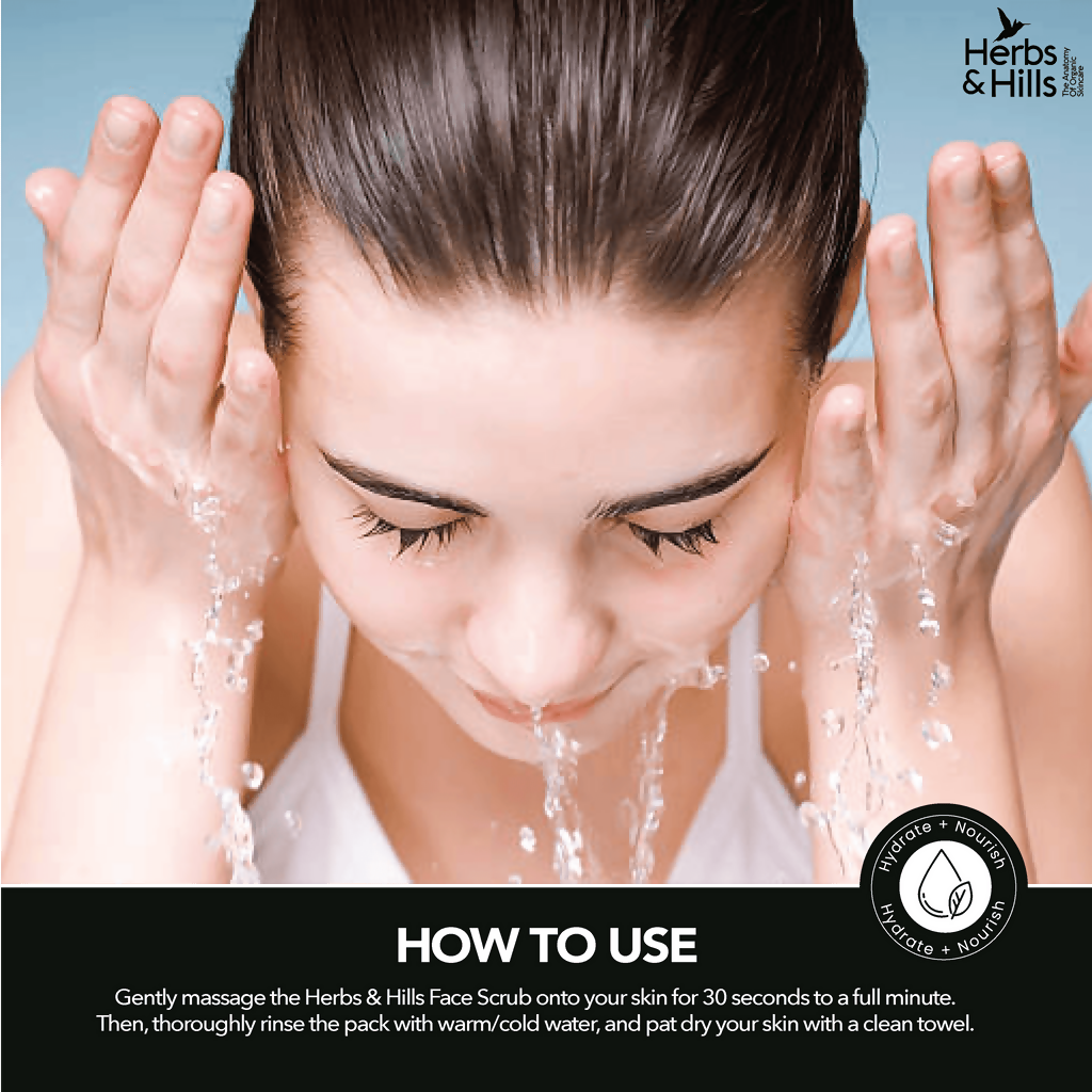Herbs & Hills Face Scrub | Grocsy
