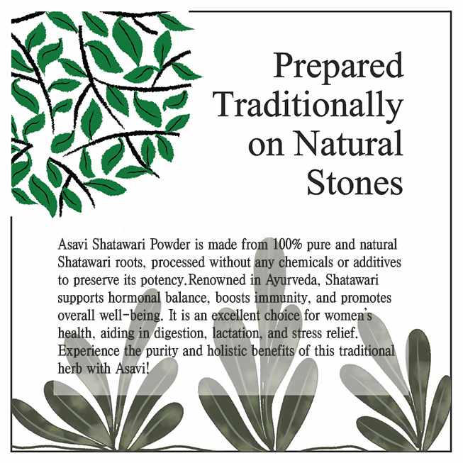 Asavi Stone Grounded Shatawari Powder | Grocsy