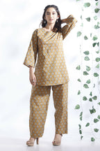 Breathables Yellow Butta Cotton Co-Ord Set | Grocsy
