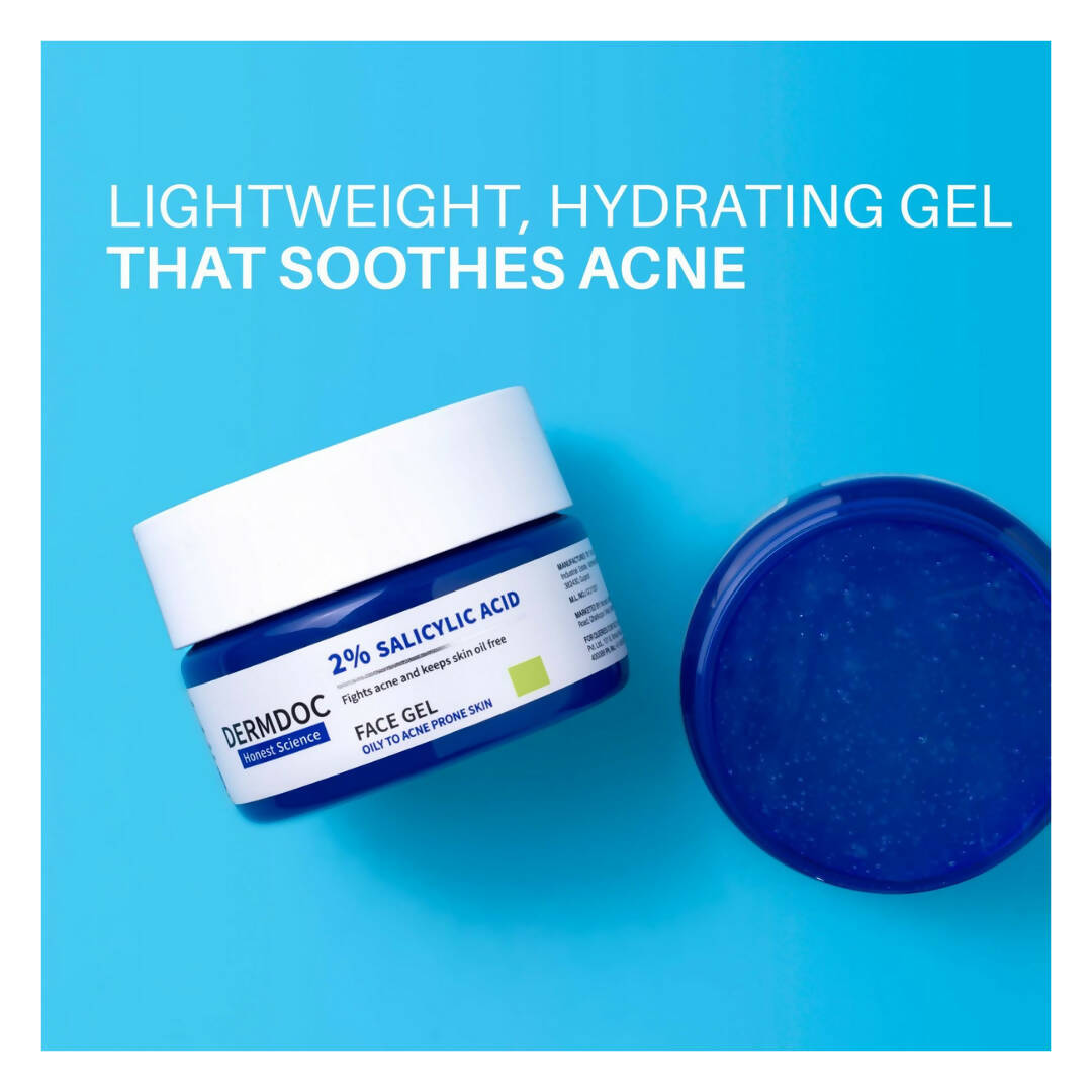 Dermdoc 2% Salicylic Acid Face Gel | Grocsy