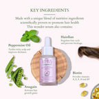 Lotus Organics+ Hair Growth Active Concentrate Serum for Hair Growth, Increases Thickness, Strengthens Hair Follicles | Grocsy