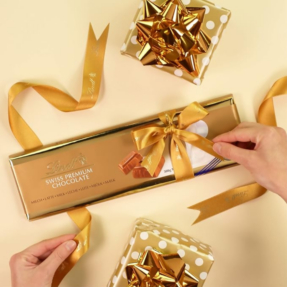 Lindt Gold Tab Chocolate with Hazelnut | Grocsy
