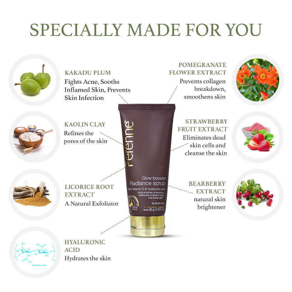 Perenne Glow Booster Radiance Scrub | Grocsy