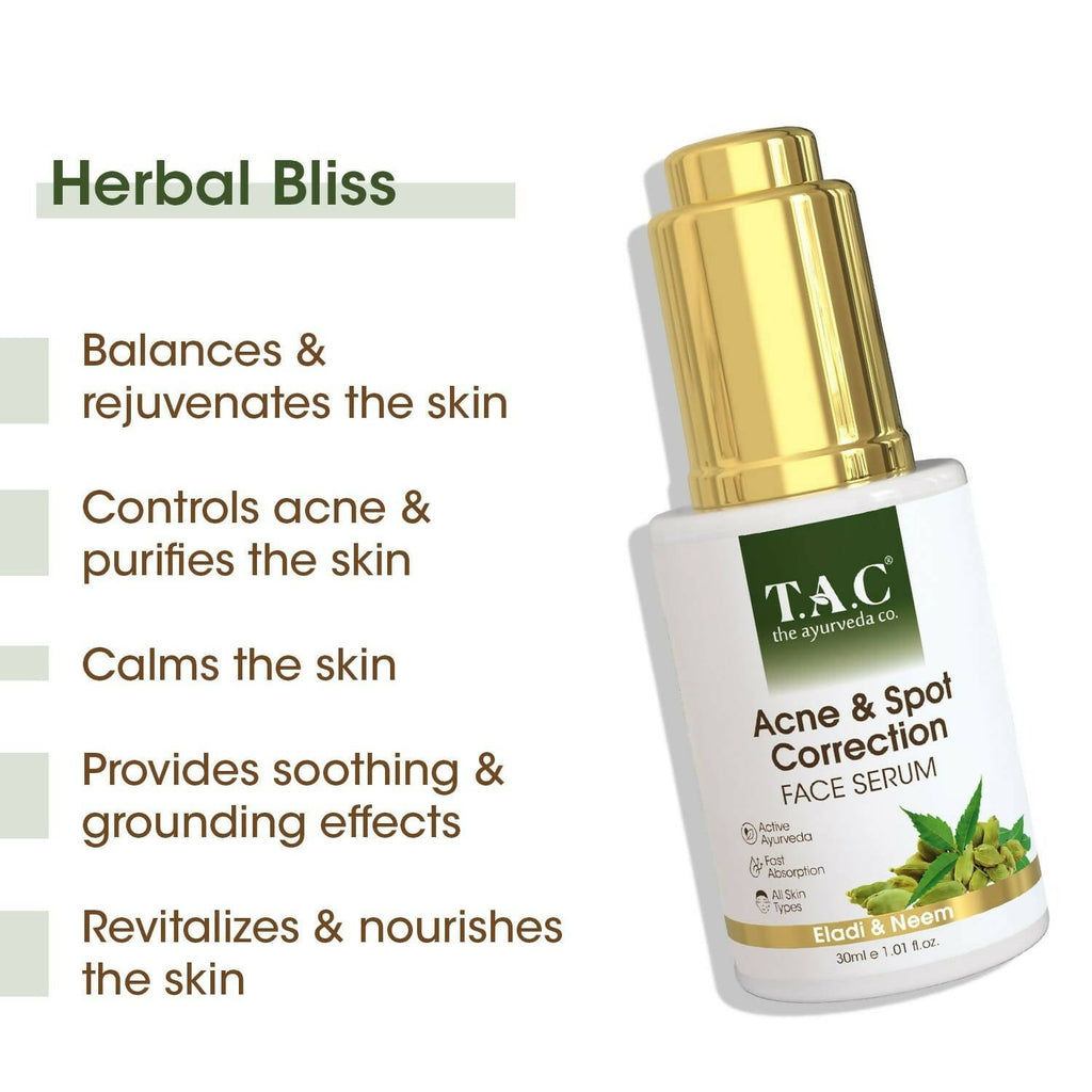 TAC - The Ayurveda Co. With Eladi And Neem Face Serum | Grocsy