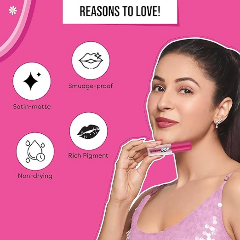 SUGAR POP Matte Lipstick - 14 Brick | Grocsy