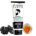 Amazing Earth Activated Charcoal Face Scrub for Men | Grocsy