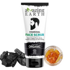 Amazing Earth Activated Charcoal Face Scrub for Men | Grocsy