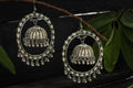 Mominos Fashion Johar Kamal Silver Earrings With Kundan Work Jhumkas