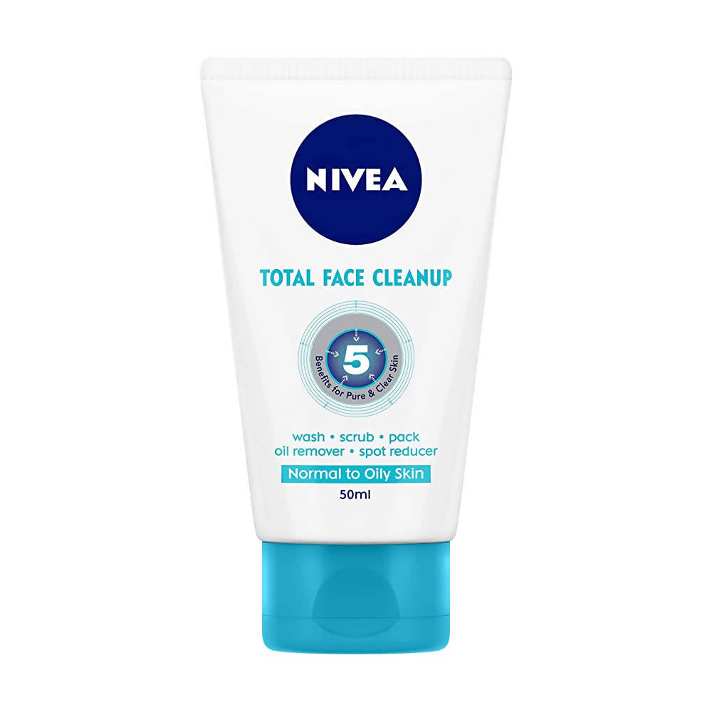 Nivea Total Face Cleanup Face Wash for Women | Grocsy