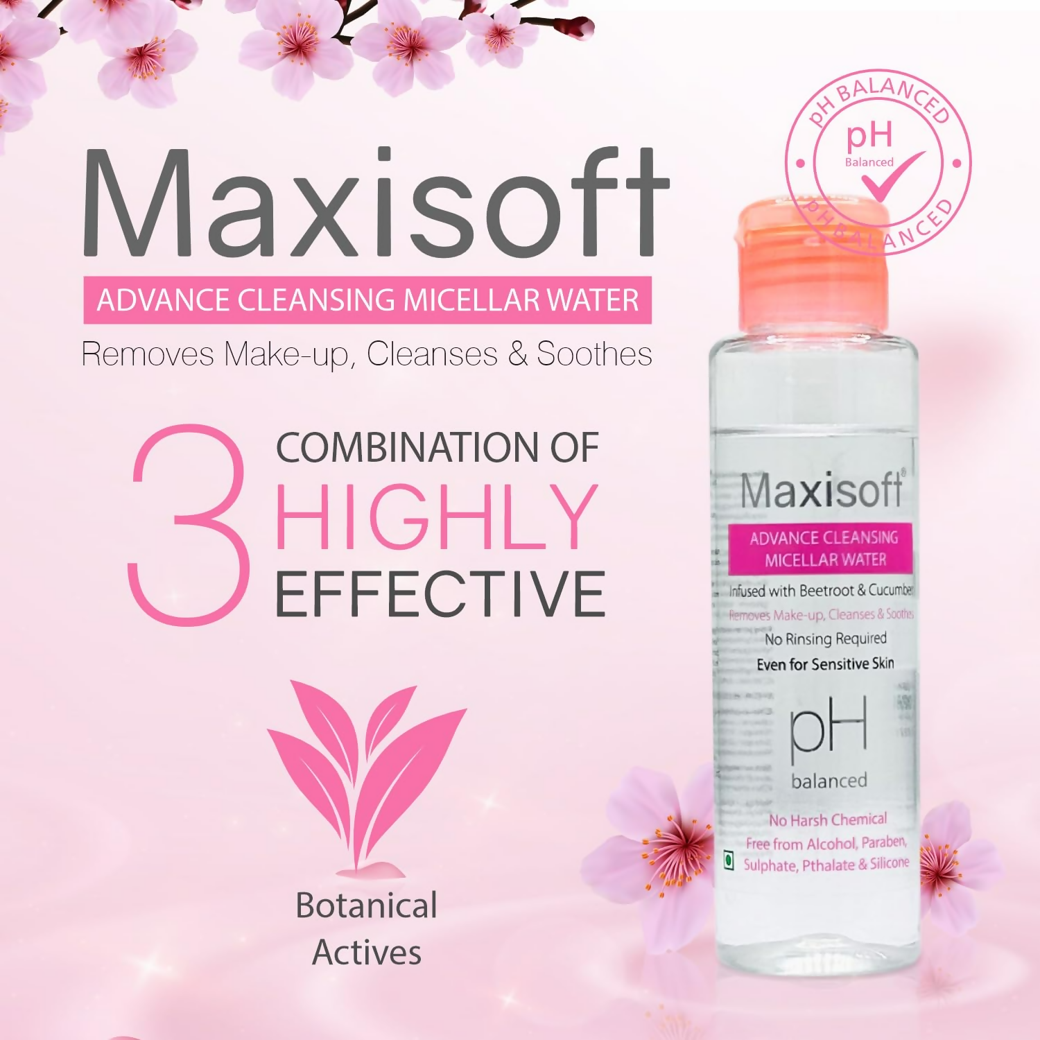 Maxisoft Advance Cleansing Micellar Water | Grocsy