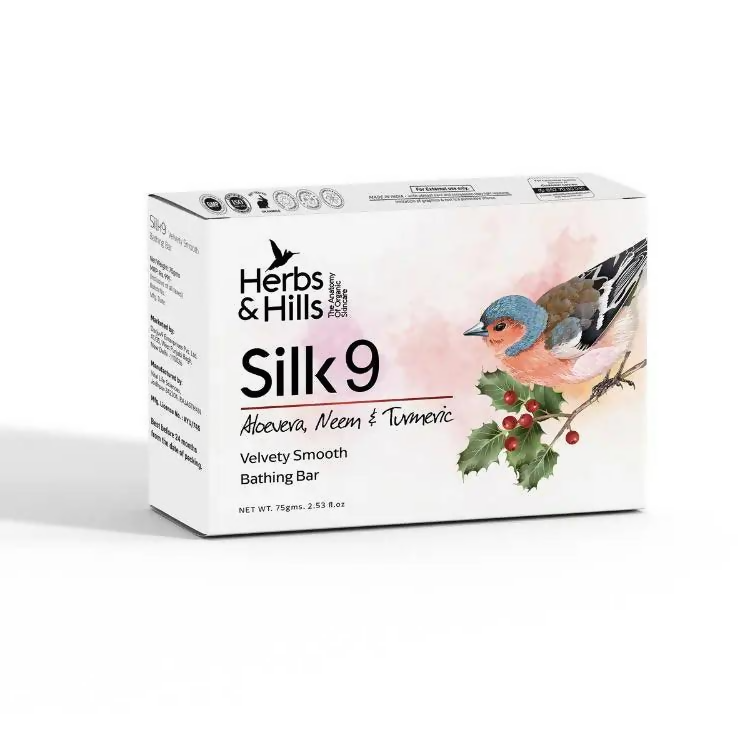 Herbs & Hills Silk9 Velvety Smooth Bathing Bar | Grocsy