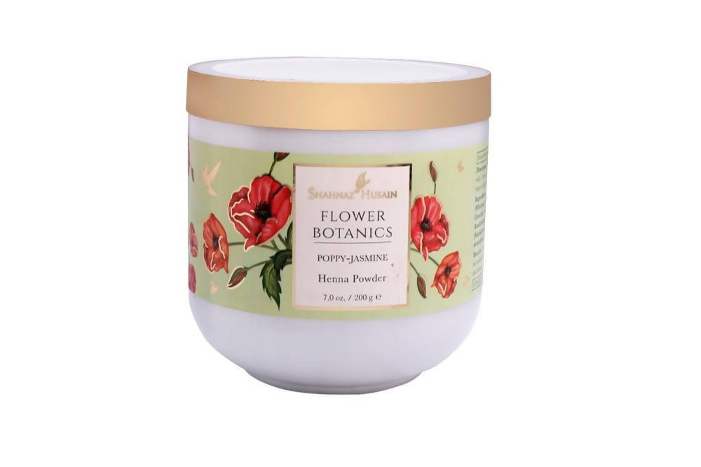 Shahnaz Husain Flower Botanics – Poppy-Jasmine Henna Powder | Grocsy
